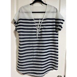 J Crew tunic top, swim cover up, size S, new!